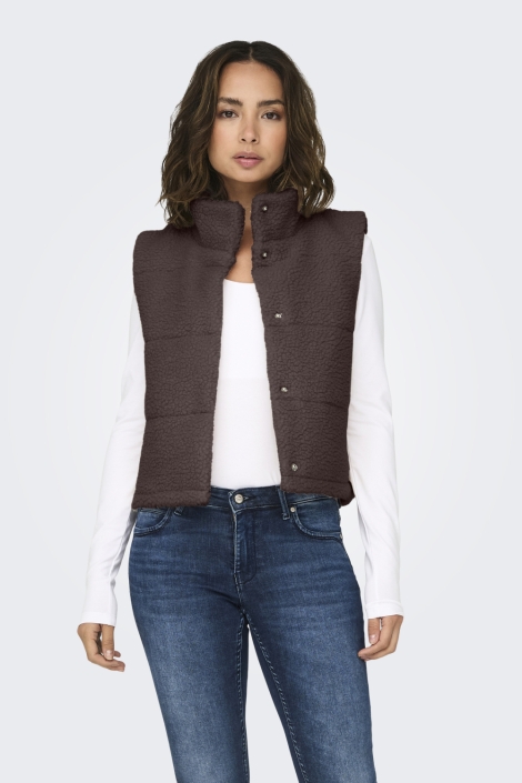 Only onlsandra teddy waistcoat life otw